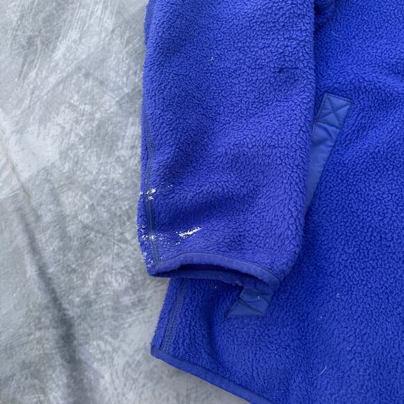 Men's Vintage Patagonia Purple Blue Fleece Retro-X Synchilla Jacket Sz Small USA - Picture 2 of 8